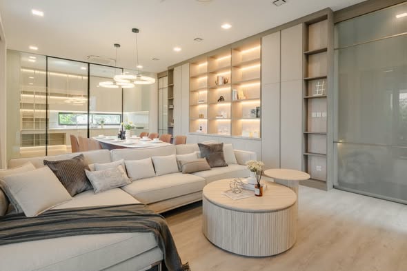 living room and room interior of VIVE กรุงเทพกรีฑา