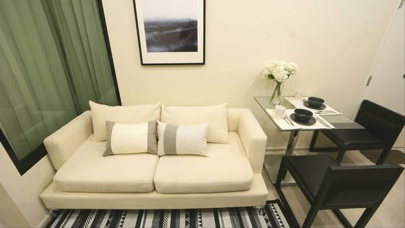 living room of VTARA36 Condominium