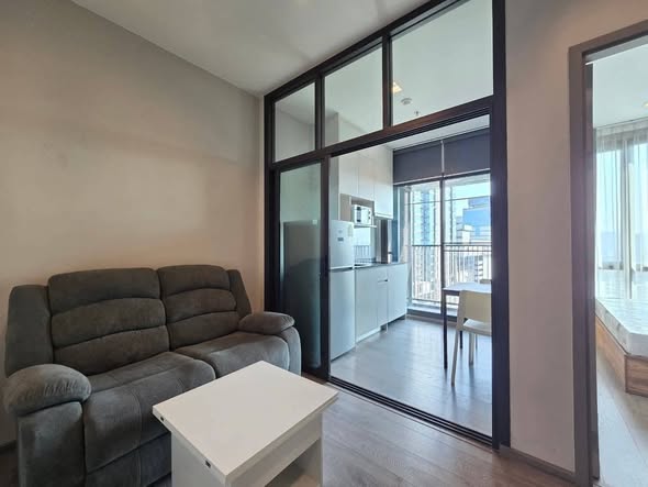 living room and room interior of Whizdom Avenue Ratchada-Ladprao