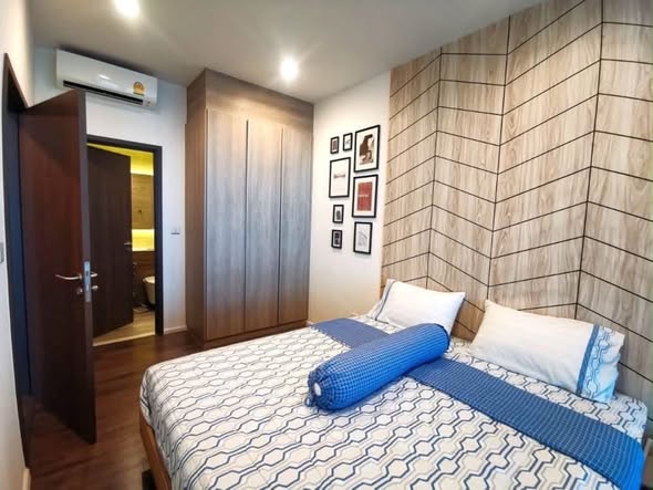 bedroom and room interior of Whizdom Essence Sukhumvit วิสซ์ดอม เอสเซ้นส์ สุขุมวิท