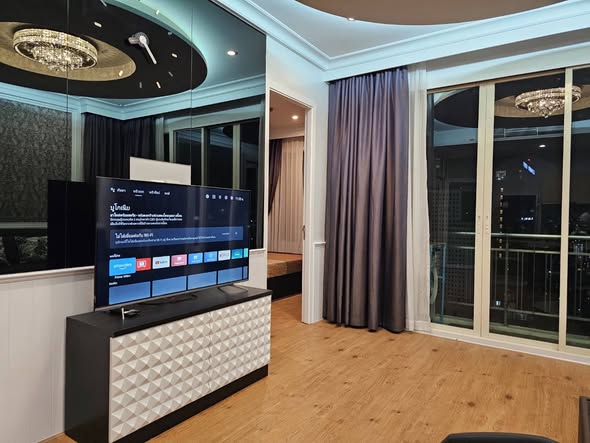bedroom and living room and room interior of Wind Ratchayothin Condominium