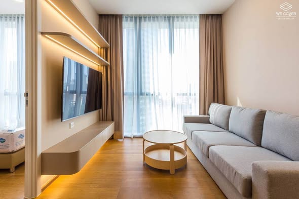living room and bedroom of Wish Signature II Midtown Siam