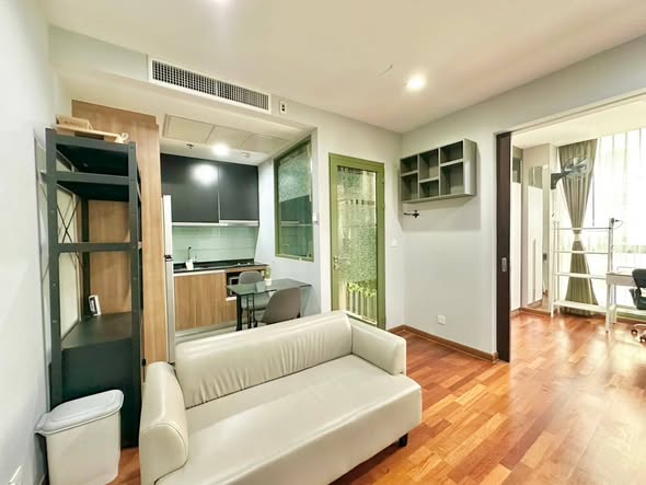 living room and bedroom of Wish Signature II Midtown Siam