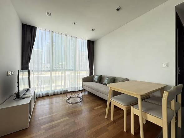 living room and bedroom of Wish Signature II Midtown Siam