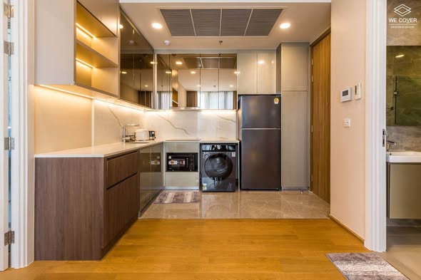room interior and kitchen of Wish Signature II Midtown Siam