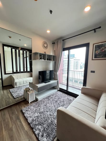 bedroom and living room of WYNE by Sansiri