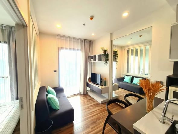 living room and bedroom of WYNE by Sansiri