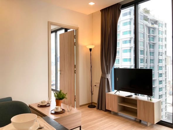 living room and bedroom and room interior of XT Phayathai