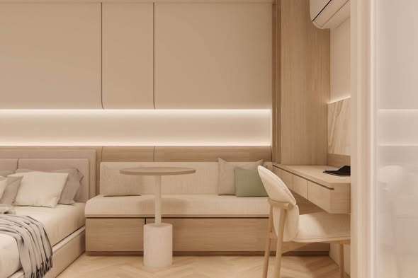 bedroom of 103 Condominium