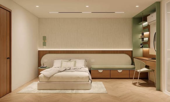 bedroom of 103 Condominium