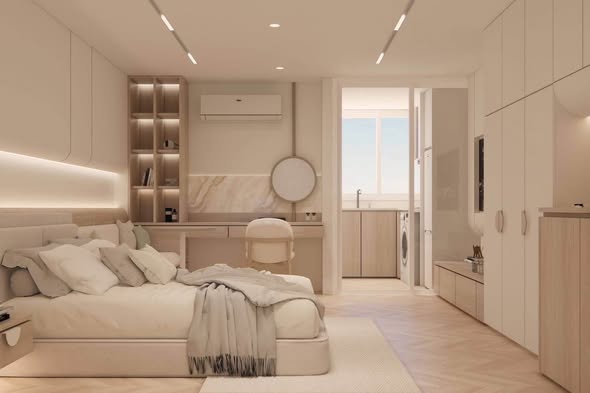 bedroom of 103 Condominium