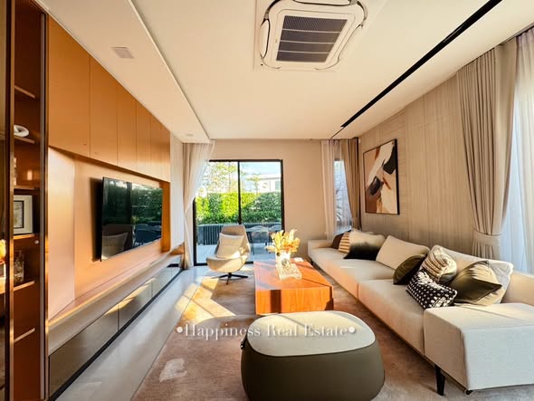 living room and bedroom of มัณฑนา บางนา กม.15 | MANTANA Bangna km. 15