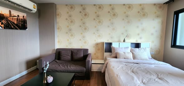 bedroom of คอนโด ปันนา โอเอซิส เรสซิเด้นซ์ 2