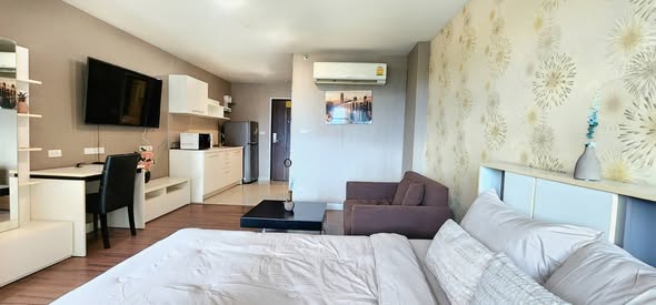 bedroom of คอนโด ปันนา โอเอซิส เรสซิเด้นซ์ 2