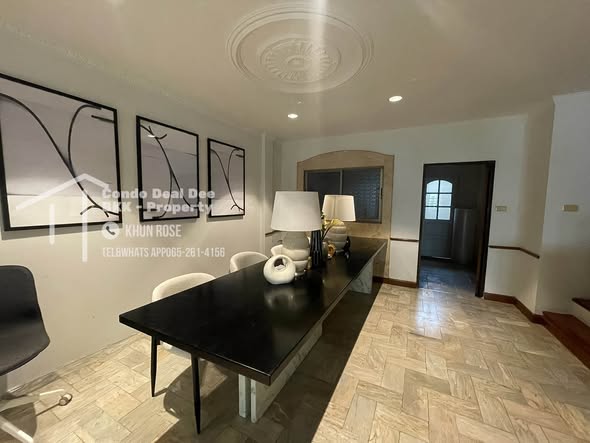 room interior of 2 storey townhome for daily weekly rent