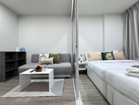 bedroom of บลู พหลโยธิน 35 | blue Phahonyothin 35 by Grand Unity