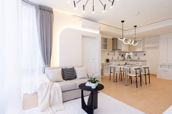 living room of ดิ ไอริส (พระราม9 – ศรีนครินทร์)