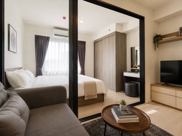 bedroom of A Space Mega 2 เอ สเปซ เมกา 2