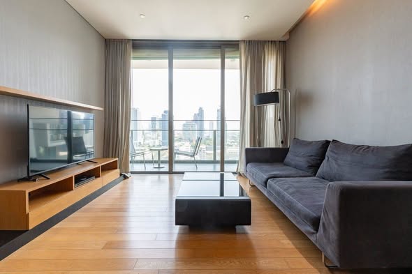 living room and bedroom and room interior of AEQUA Residence Sukhumvit 49 dad no3