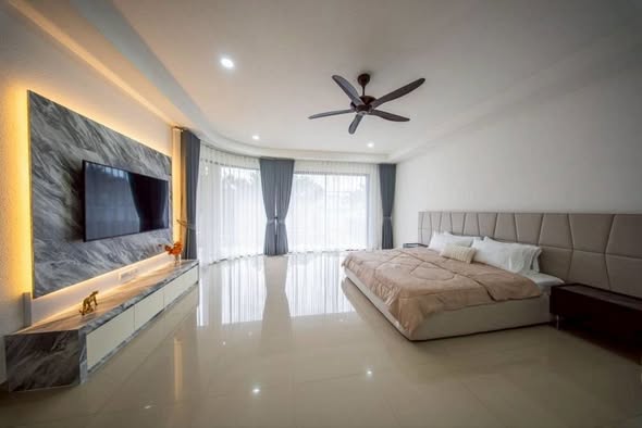 bedroom of พูลวิลล่ากรุงเทพ Airy Ville Bangkok