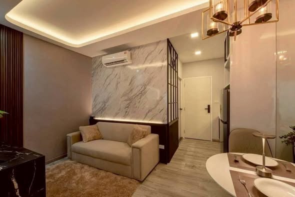 living room and bathroom of All Property Chiangmai