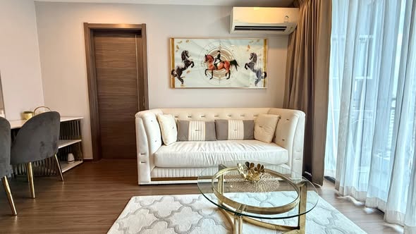 bedroom and living room of Artisan Ratchada