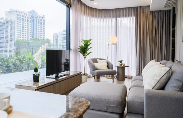 living room of Ashton Asoke