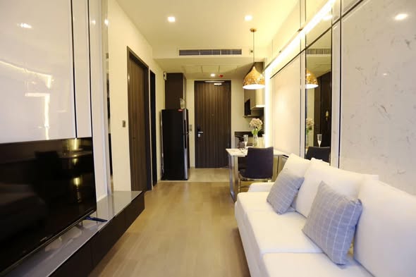 living room and room interior of Ashton Asoke