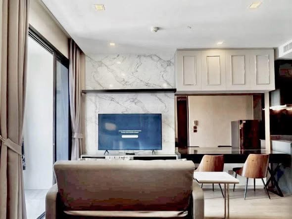 living room and room interior and kitchen of Ashton Asoke