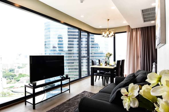 living room of Ashton Chula-Silom