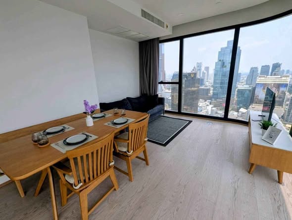 living room and room interior of Ashton Chula-Silom