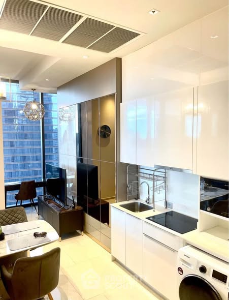 room interior and bathroom and kitchen of Ashton Silom