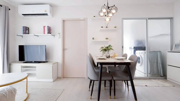 bedroom and living room and room interior of Aspire Sathon-Taksin (Timber Zone)