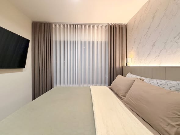 bedroom of Aspire Sathorn-Ratchaphruek
