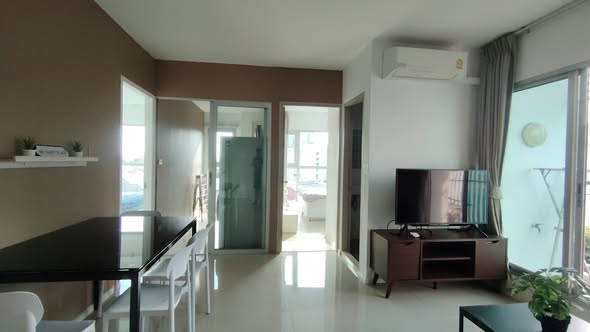 bedroom of Aspire Sukhumvit 48