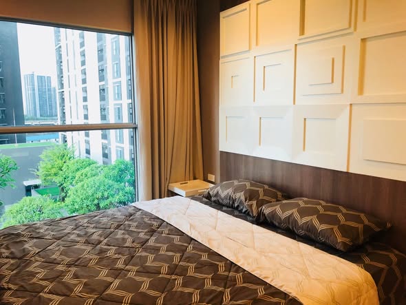 bedroom of Aspire Sukhumvit 48