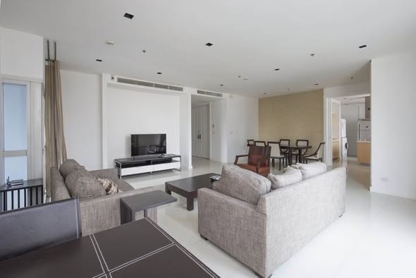 bedroom and living room of Athenee Residence