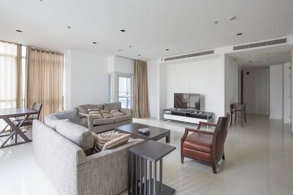 bedroom and living room of Athenee Residence