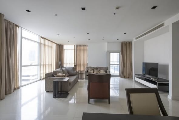 living room and bedroom of Athenee Residence