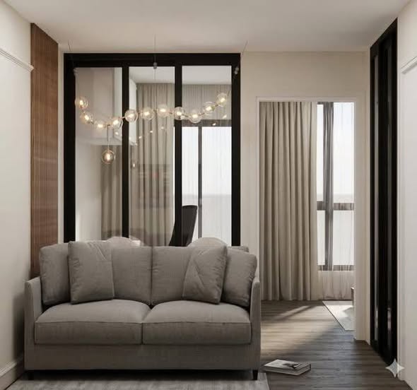 bedroom and living room and room interior of Atmoz รัชดา-ห้วยขวาง คอนโด