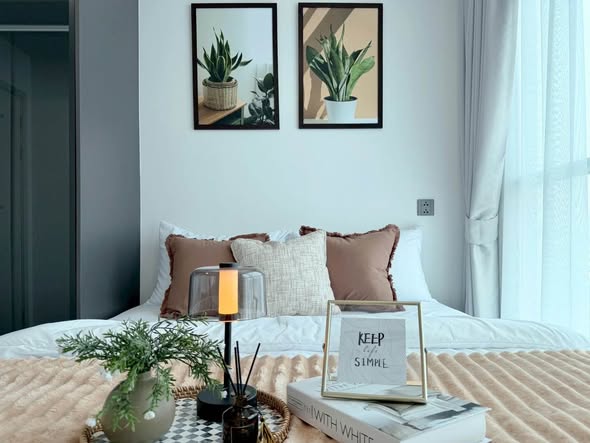 bedroom of Atmoz Palacio Ladprao Wanghin | แอทโมซ พาลาซิโอ ลาดพร้าว วังหิน