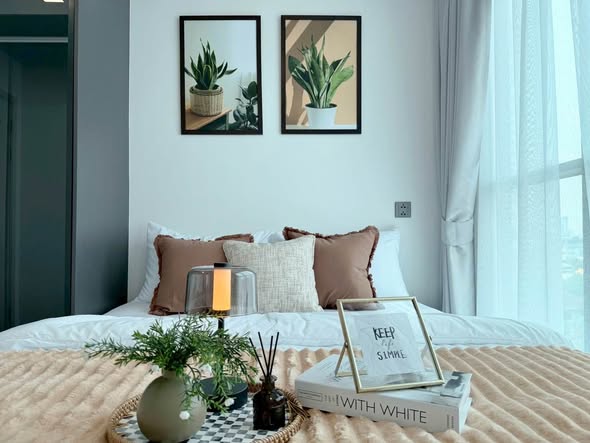 bedroom of Atmoz Palacio Ladprao Wanghin | แอทโมซ พาลาซิโอ ลาดพร้าว วังหิน