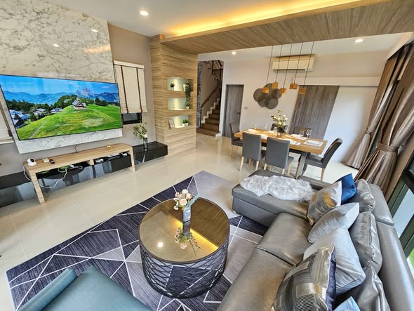 living room of Baan Lumpini Suan Luang Rama 9