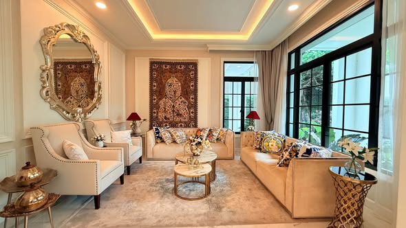 living room of บ้านแสนสิริ พัฒนาการ : Baan Sansiri Pattanakarn