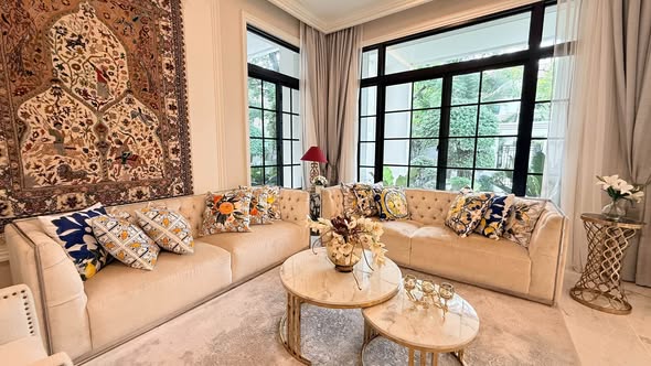living room of บ้านแสนสิริ พัฒนาการ : Baan Sansiri Pattanakarn