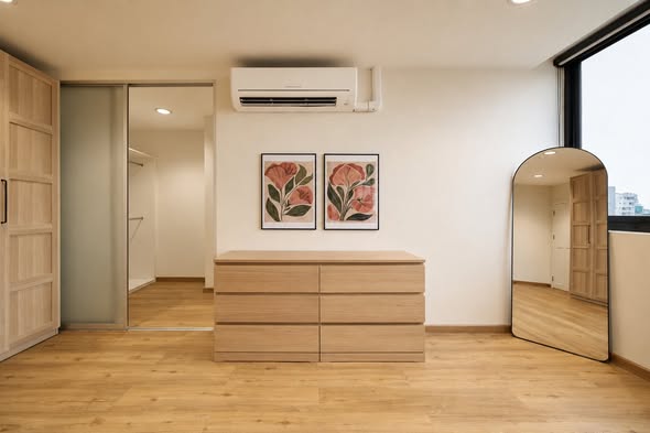 room interior and kitchen of Bangkok dream apartments on Riverside