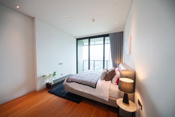bedroom of Banyan Tree Residences Riverside Bangkok บันยัน ทรี เรสซิเดนซ์ ริเวอร์ไซด์ กรุงเทพ