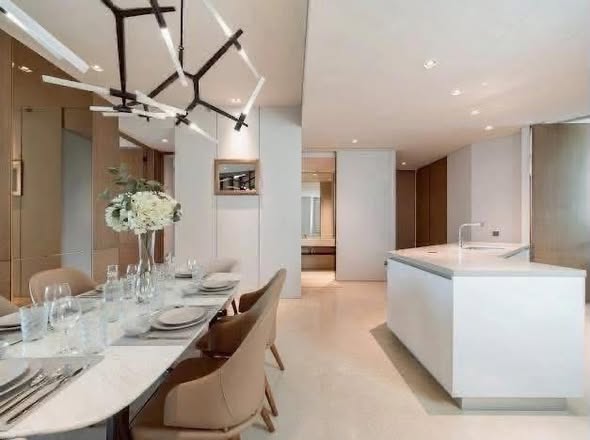room interior and kitchen of Banyan Tree Residences Riverside Bangkok บันยัน ทรี เรสซิเดนซ์ ริเวอร์ไซด์ กรุงเทพ