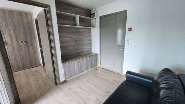 bedroom and room interior of BE Condo