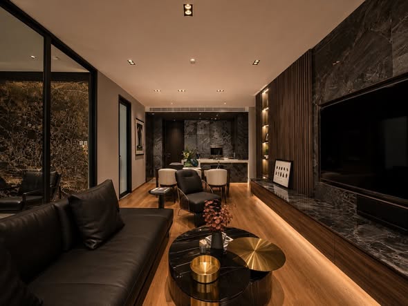 living room of BEATNIQ